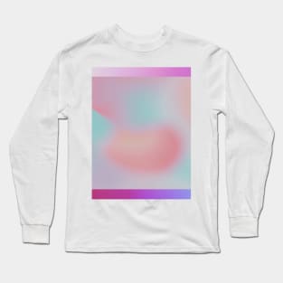 Abstract pastel summer rainbow Long Sleeve T-Shirt